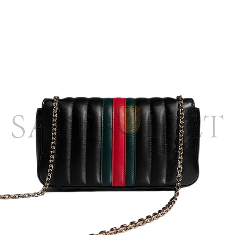 GUCCI JETSET GG MARMONT SMALL SHOULDER BAG A006X1 (20.5*11.5*6cm)